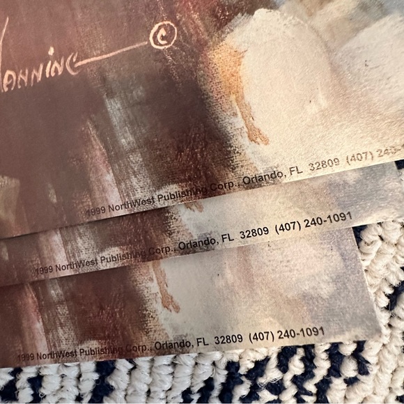 Vintage Large prints 3 Identical Native American Prints - Picture 13 of 16